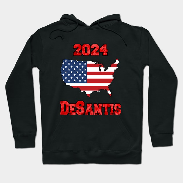 DeSantis 2024 Hoodie by DesigningJudy